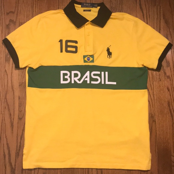 Polo by Ralph Lauren Shirts | Polo Ralph Lauren Big Pony Brazil Polo Size M | Poshmark